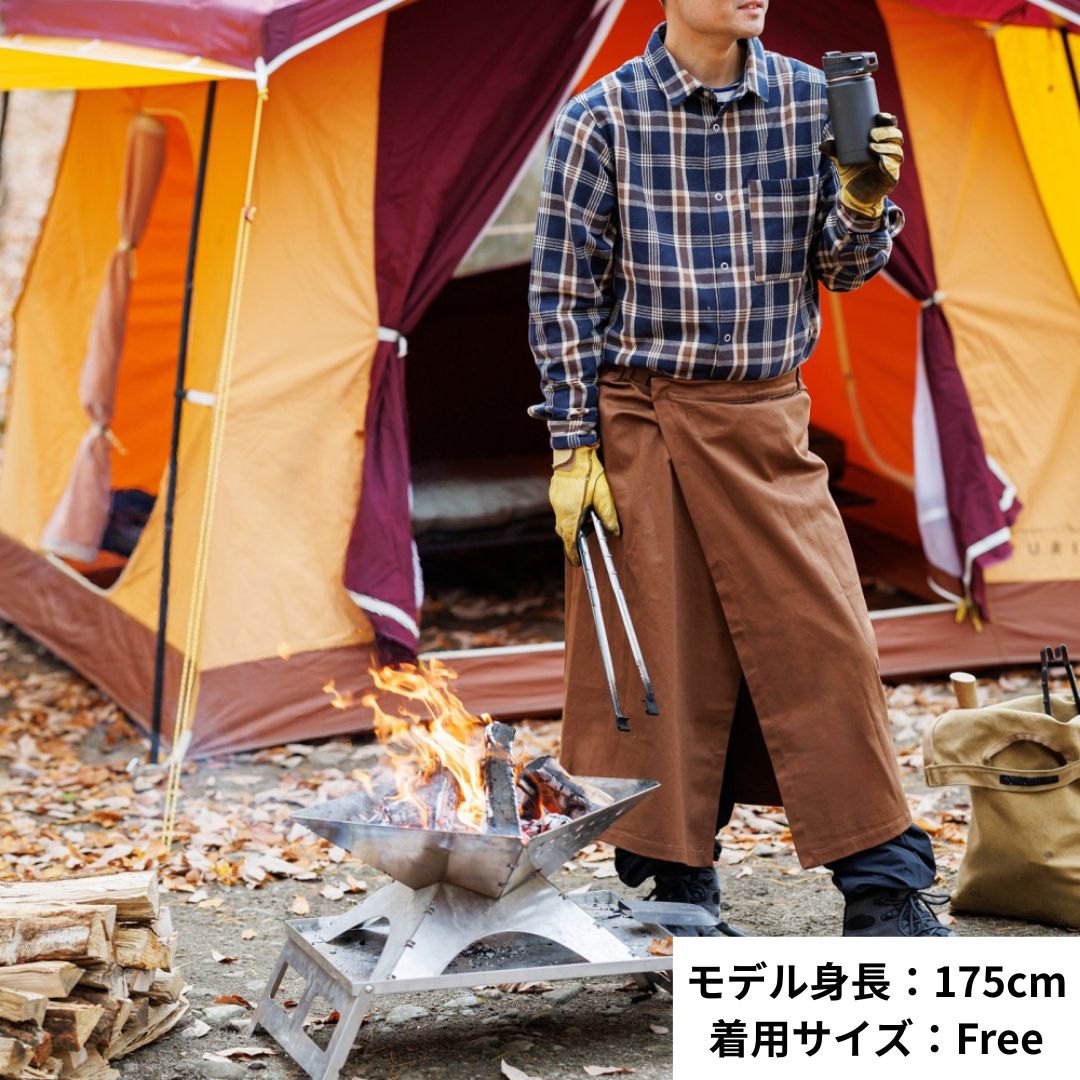 WILD BASE キャンパーズラップスカート 【フリーサイズ】