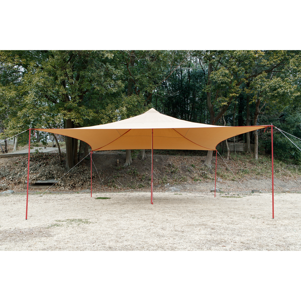 tent-Mark DESIGNS　青空タープ 専用 アルミポール セット RED
