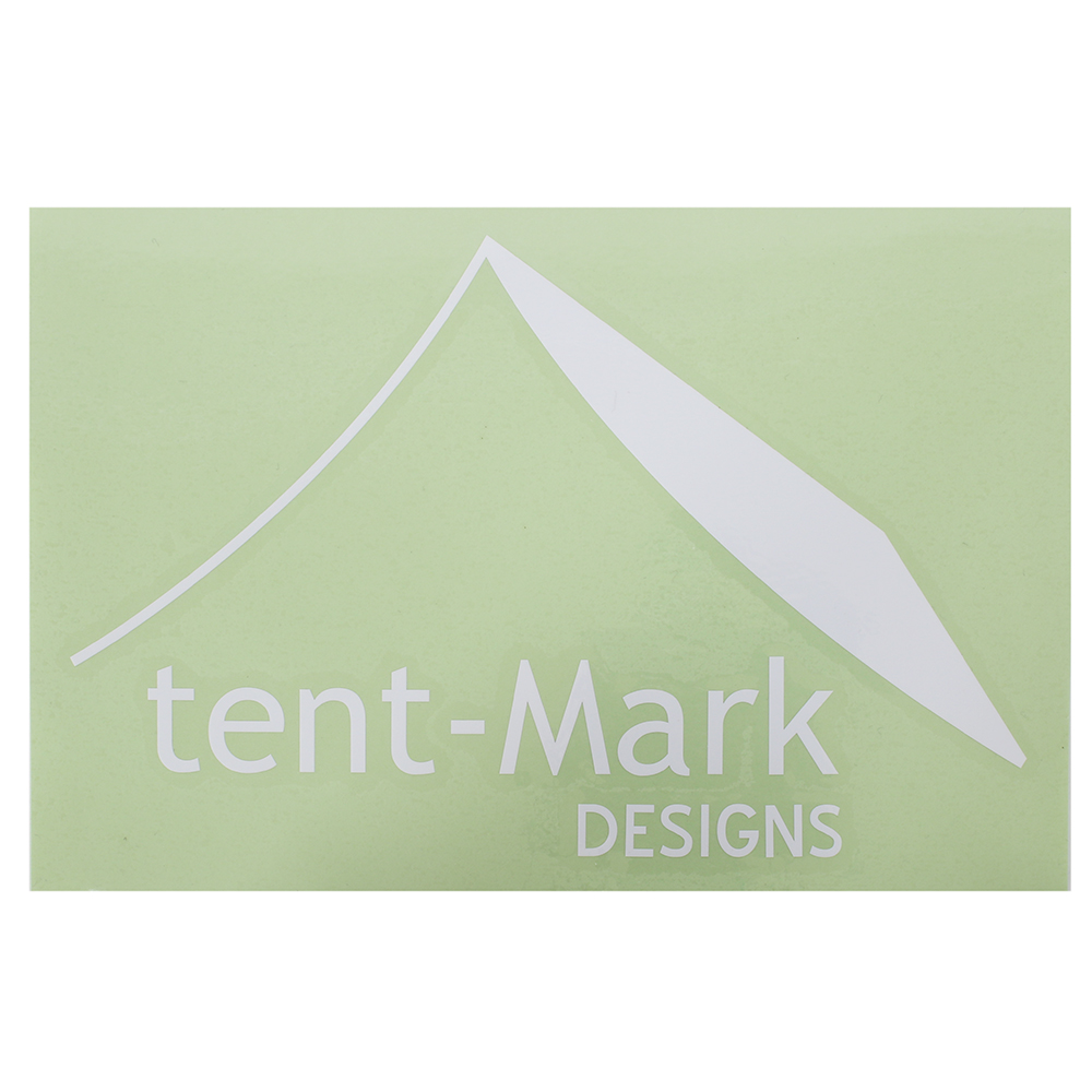 tent-Mark DESIGNS  カッティング ステッカー　ホワイト　スクエア