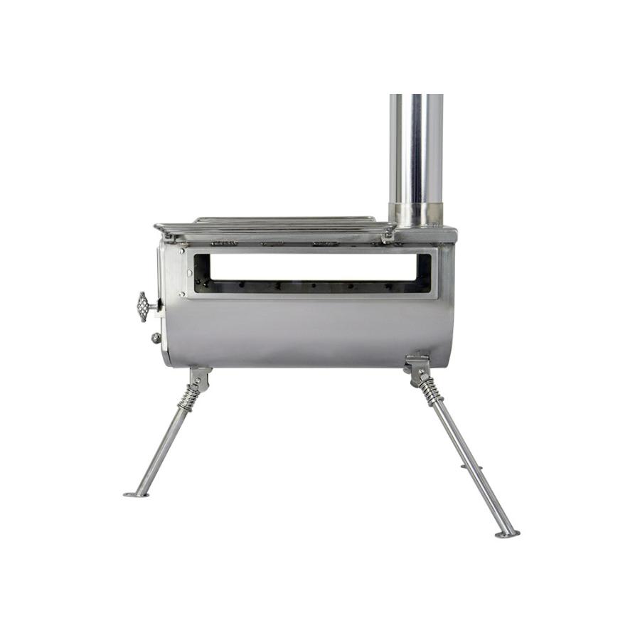 テンマクデザイン ウッドストーブ サイドヴュー 【 L 】 ケース付き 2