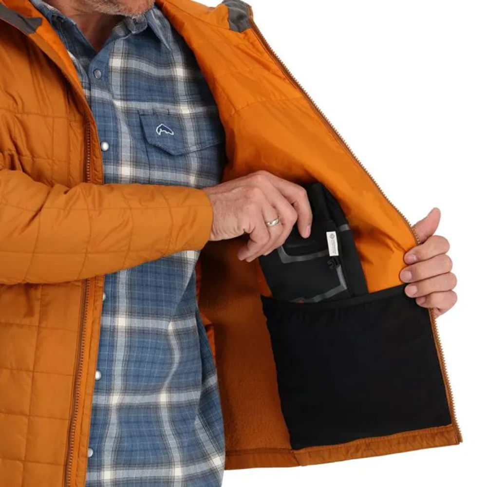 【 廃番特価 44%オフ】 SIMMS シムス フォールランフーディー【サイズ:US XL カラー:チェスナット】