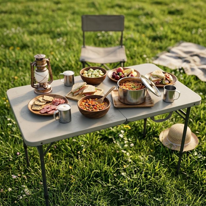 �N�I���c �Z���^�[�t�H�[���f�B���O�e�[�u�� �yM�z �O���[ QPRT354 (Qualz)