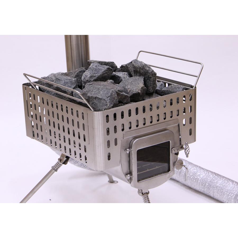 テンマクデザイン ウッド ストーブ アウトサイドエア サウナ ストーブ L