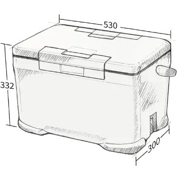 シマノ アイスボックス PRO 30L カーキ NX-030V