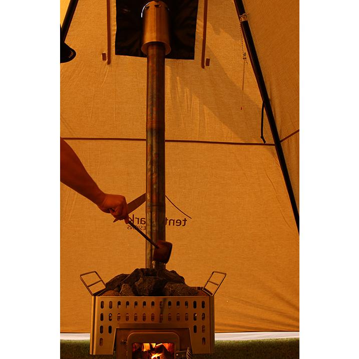 テンマクデザイン ウッド ストーブ アウトサイドエア サウナ ストーブ L