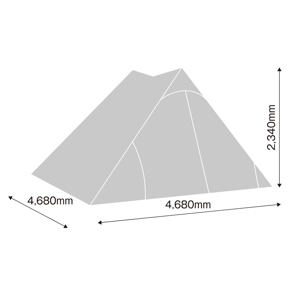 tent-Mark DESIGNS ブラックサミット GG8: キャンプ トレッキングギア 