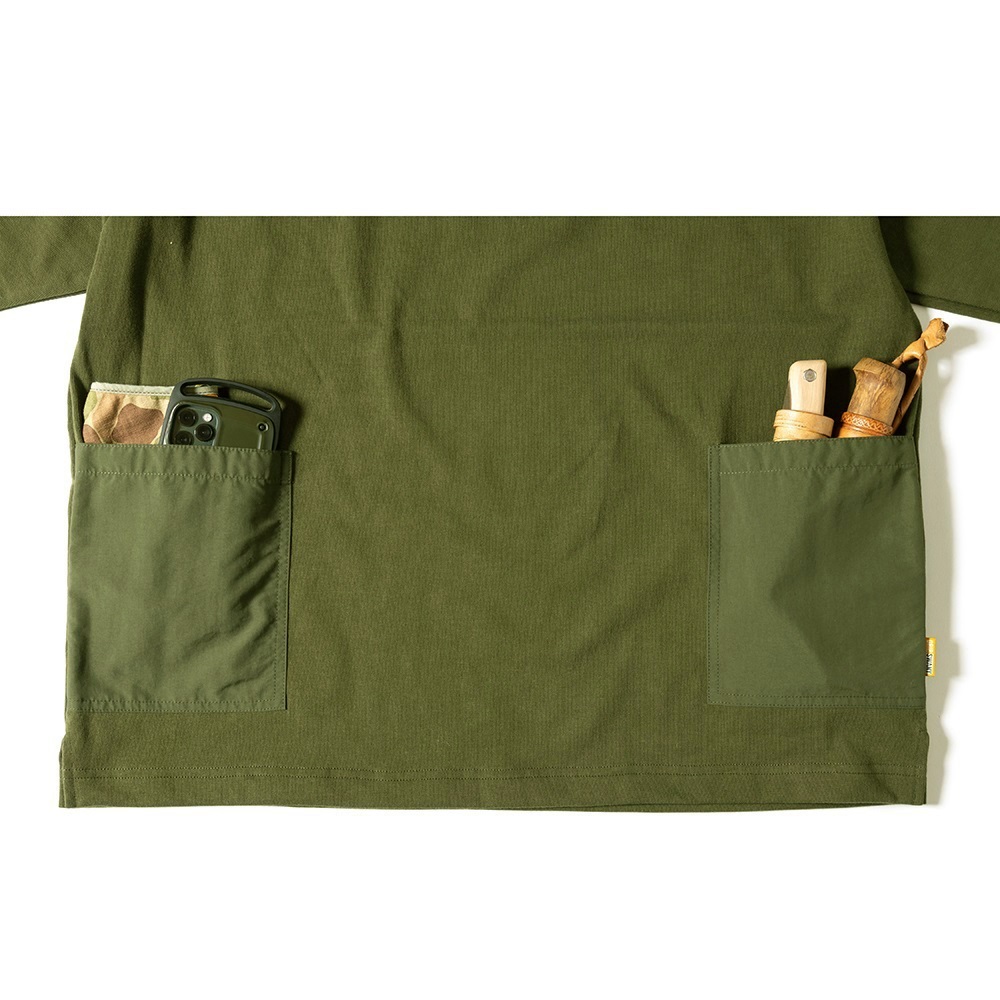 グリップスワニー　GSC-35    メンズ 　キャンプポケットTシャツ2.0 【カラー：アルファオリーブ　Sサイズ】