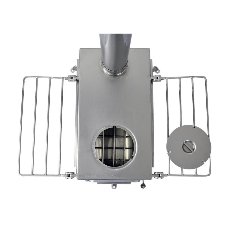 テンマクデザイン　ウッドストーブサイドヴューLサイズ　ケースセット テンマクデザイン ウッドストーブ サイドヴュー 【 L 】 ケース付き 2