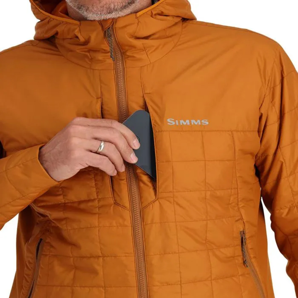 【 廃番特価 44%オフ】 SIMMS シムス フォールランフーディー【サイズ:US XL カラー:チェスナット】
