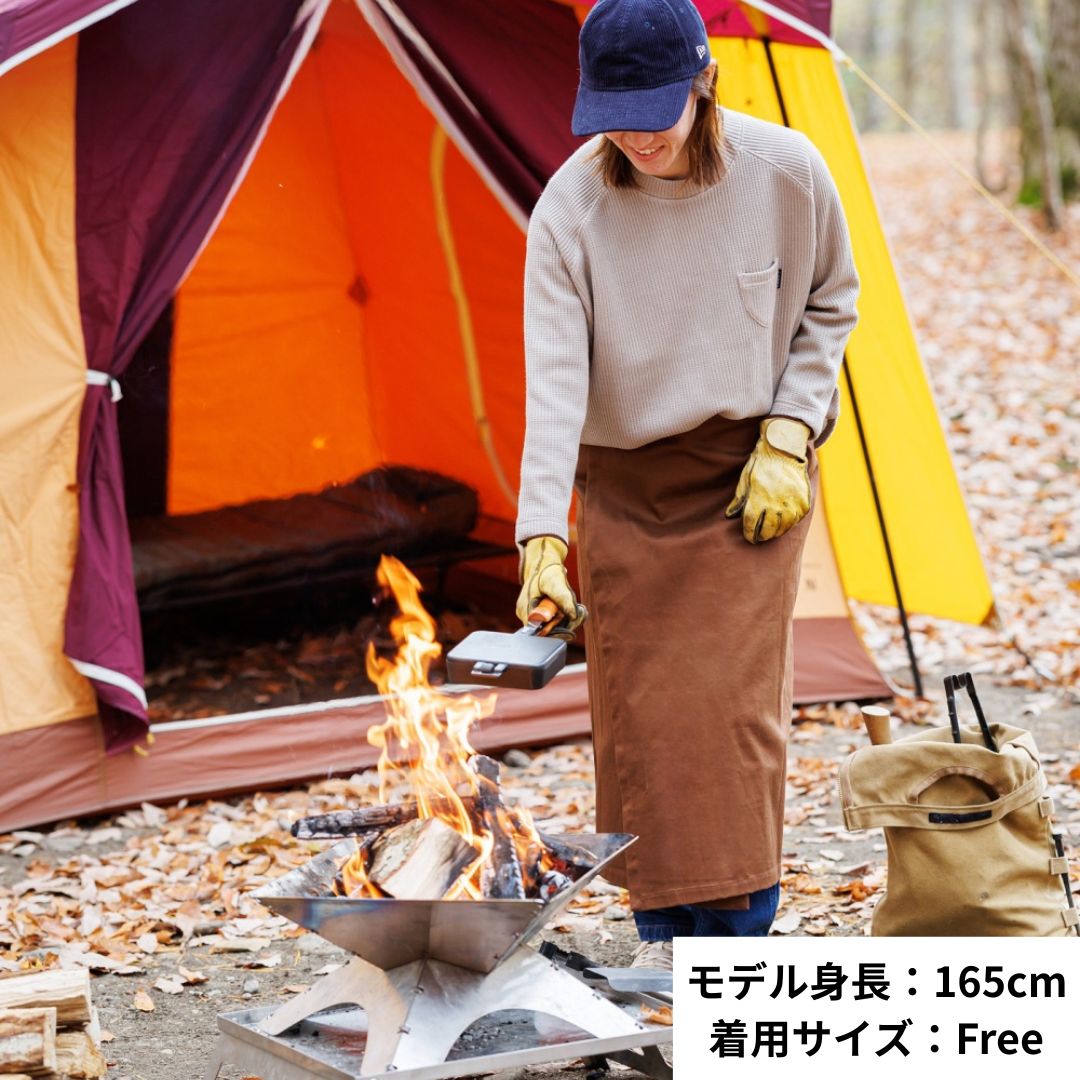 WILD BASE キャンパーズラップスカート 【フリーサイズ】