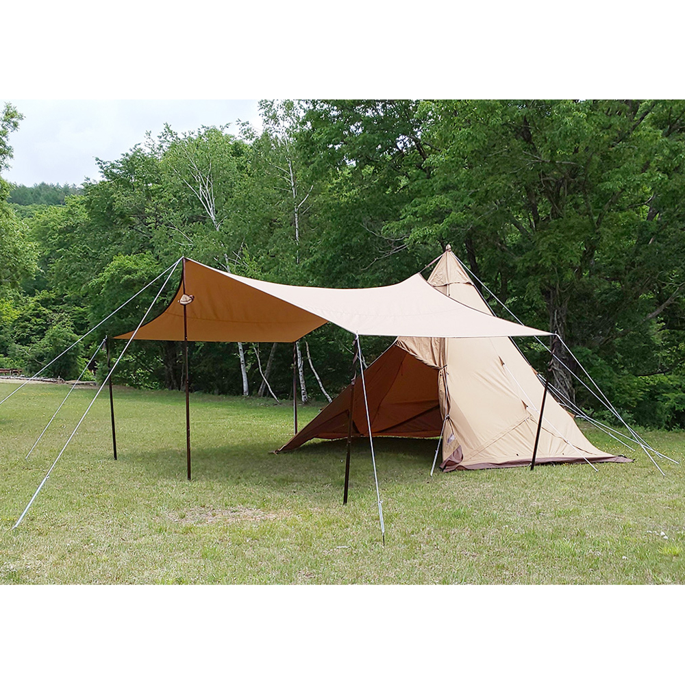 【数量限定 処分特価 33％オフ】tent-Mark DESIGNS サーカスTC BIG専用 焚火タープコネクトヘキサ: キャンプ