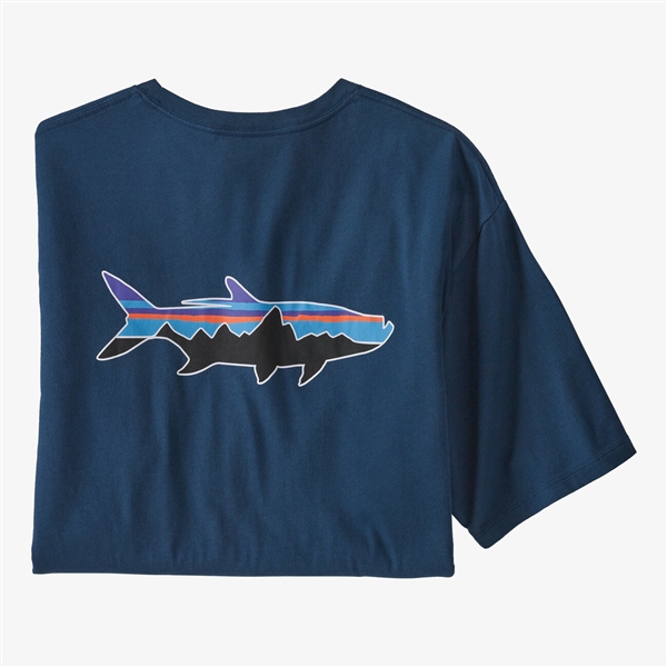 patagonia パタゴニア メンズ・フィッツロイ・フィッシュ・オーガニック・Tシャツ【サイズ：US Ｍ カラー:TIBT】