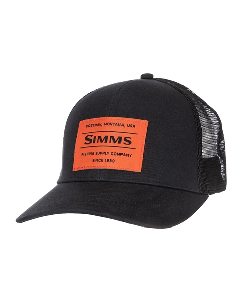 SIMMS シムス　オリジナルパッチトラッカー【ブラック】