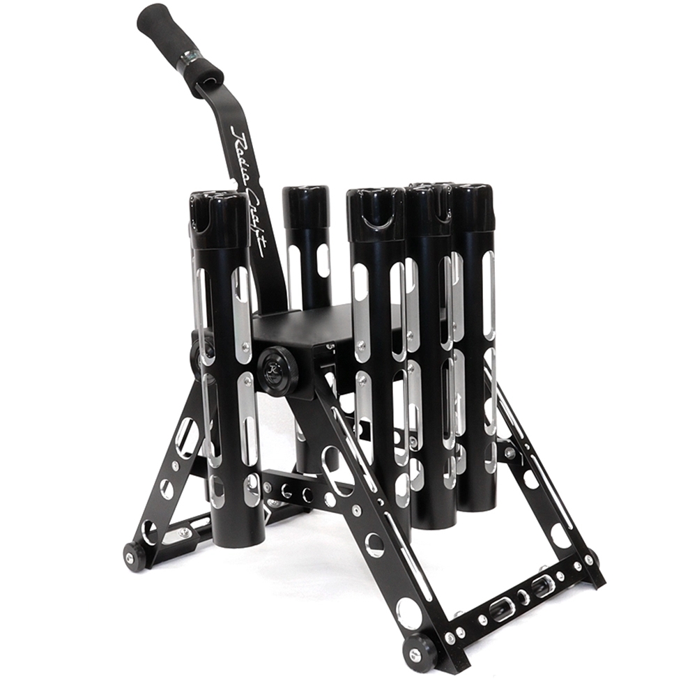 Rodio Craft ロデオクラフト スーパーカスタムロッドスタンド(7本用)【ブラックエディション】