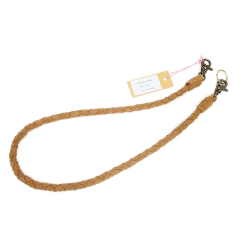 Wise Custom ワイズカスタム レザーチェーン 70cmライトブラウン フィッシング Wild 1 オンラインストア
