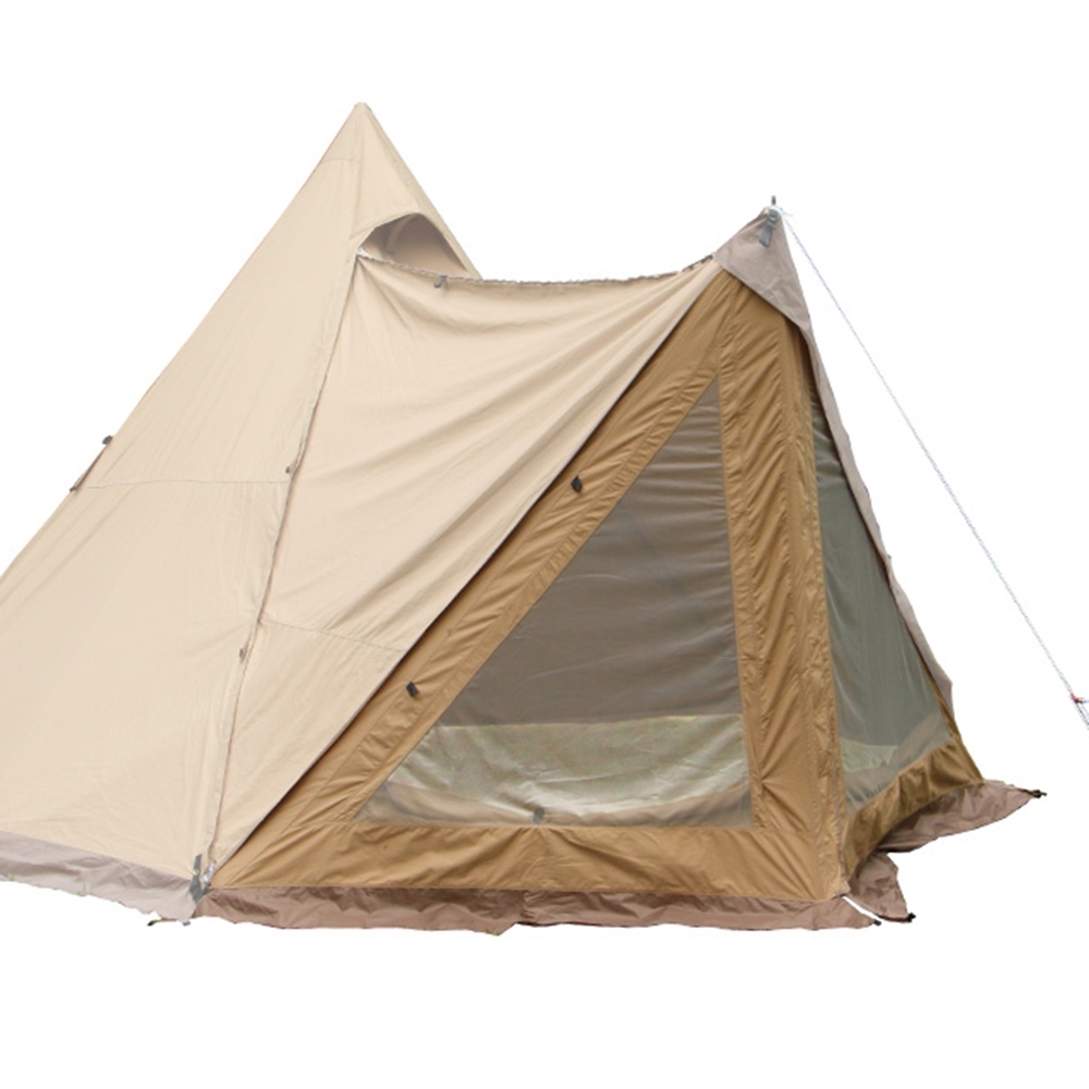 tent-Mark DESIGNS サーカスTC DX MID+専用 窓付きフロントフラップ【サンドカラー】: キャンプ トレッキングギア  WILD-1 オンラインストア