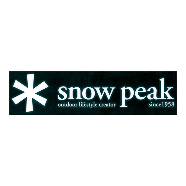snow peak　スノーピークロゴステッカーアスタリスク NV-004