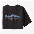 patagonia パタゴニア メンズ・フィッツロイ・フィッシュ・オーガニック・Tシャツ【サイズ：US S カラー:BKTR】