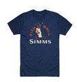 SIMMS シムス CHEERS FISH IT WELL T-SHIRT【US:M カラー:ネイビーヘザー】