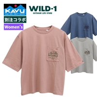 WILD-1× KAVU 別注 Ws 雷鳥ポケットTee