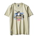 ジョインター× チャムス フィッシング Tシャツ ブラウンラウト【 グレージュ】