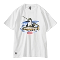 ジョインター× チャムス フィッシング Tシャツ ブラウンラウト【 ホワイト】