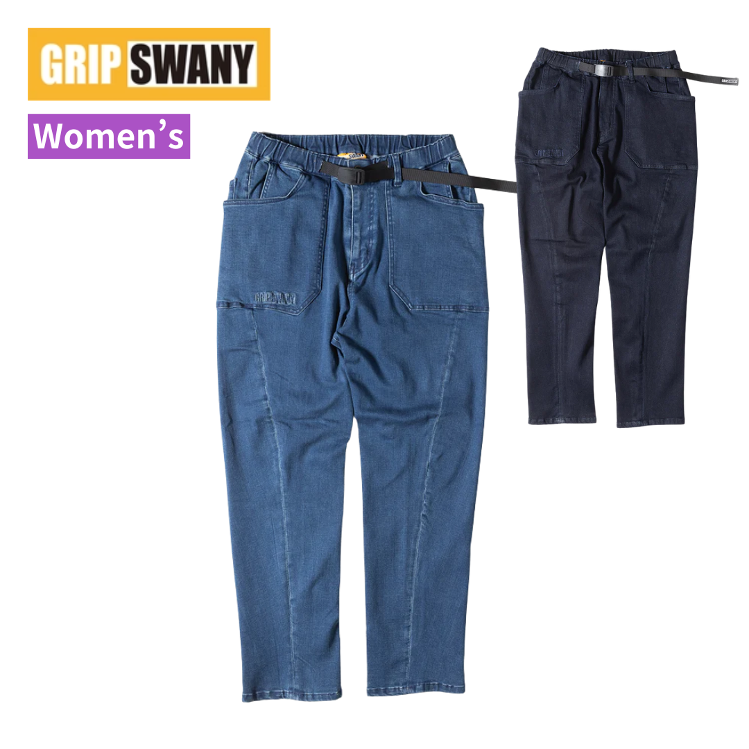 グリップスワニー GSW-47 W's ジョグ3Dキャンプ パンツ ストレッチ デニム