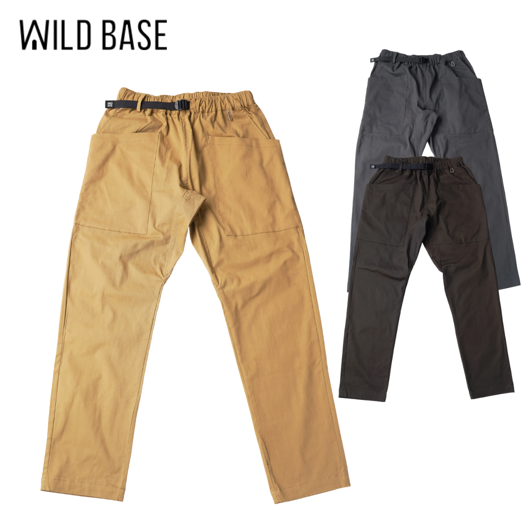 WILD BASE ストレッチチノキャンプパンツ