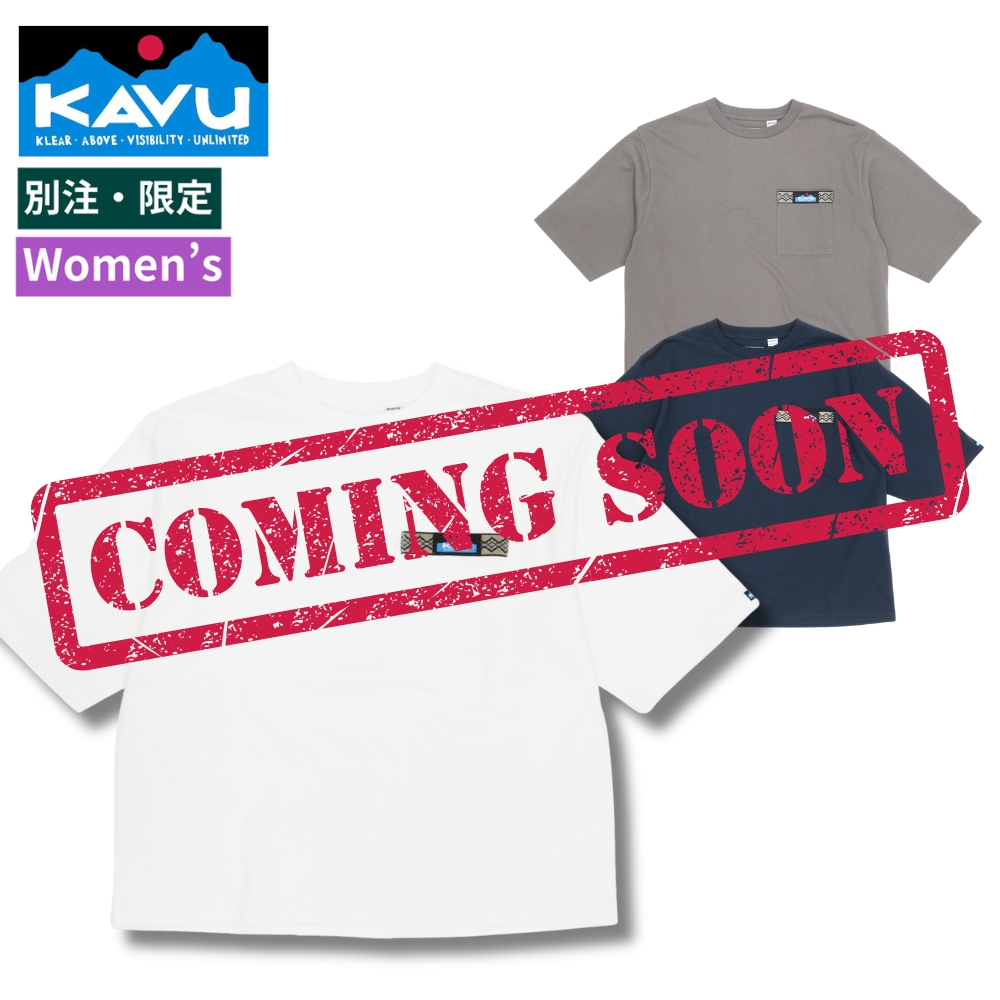 KAVU WILD-1別注 Women's ウェービングテープポケットTee