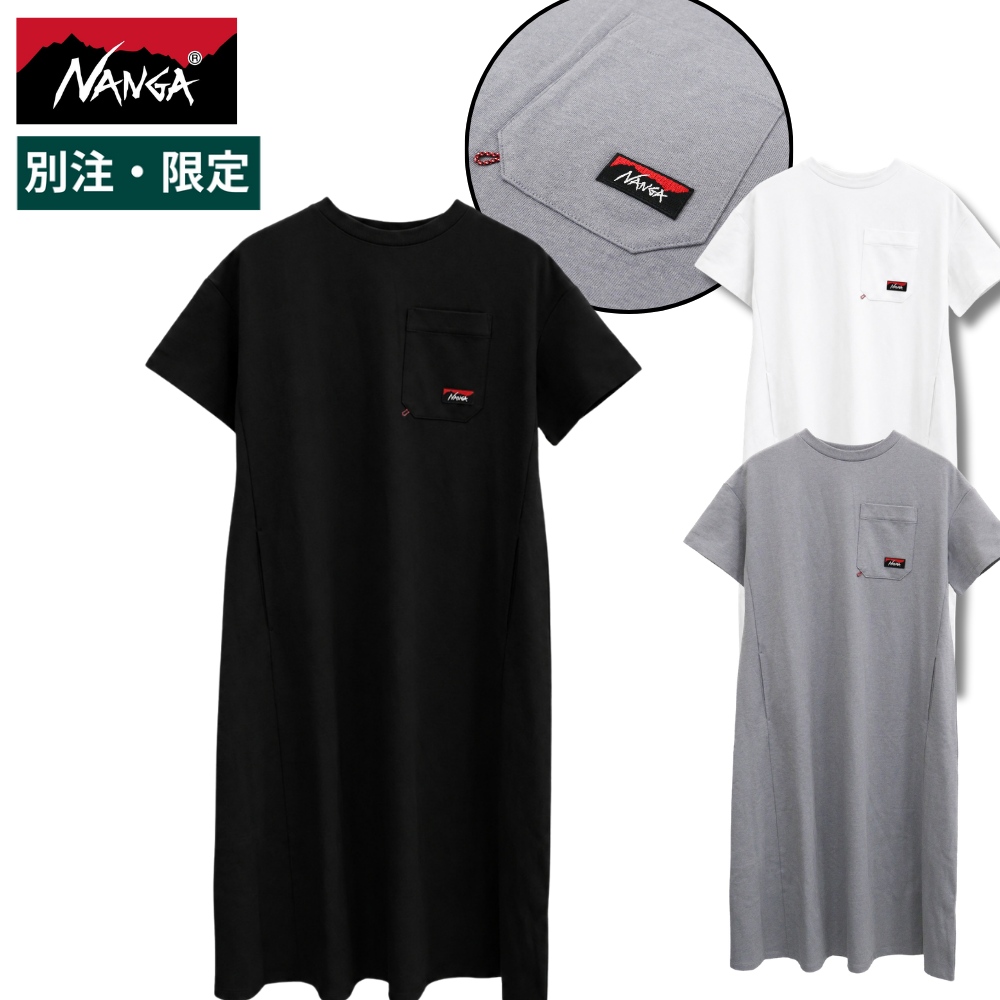 NANGA × WILD-1別注 エコハイブリッドポケットワンピース WAPPEN